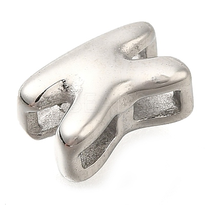 304 Stainless Steel Slide Charms STAS-B075-37P-K-1