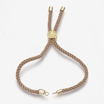 Cotton Cord Bracelet Making KK-F758-03C-G-1