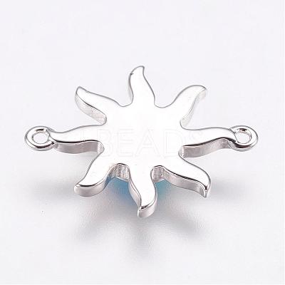 Synthetic Opal Links Connectors KK-F704-14A-1