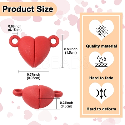 10 Sets Alloy Magnetic Clasps with Loops FIND-LP0004-76A-1