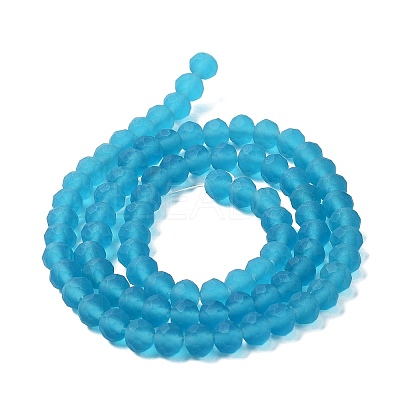 Transparent Glass Beads Strands EGLA-A034-T4mm-MD27-1