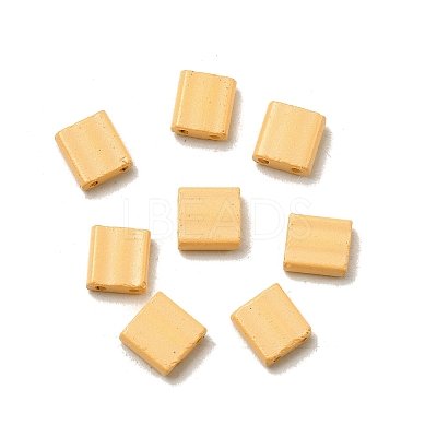 2-Hole Baking Paint Glass Seed Beads SEED-S023-17C-39-1