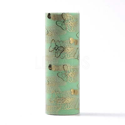 Bowknot & Heart Deco Mesh Ribbons OCOR-I005-G13-1