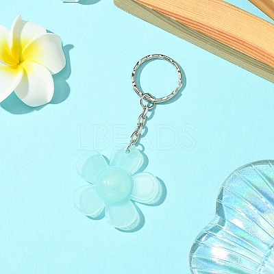 Flower Resin Keychain KEYC-YW00152-04-1
