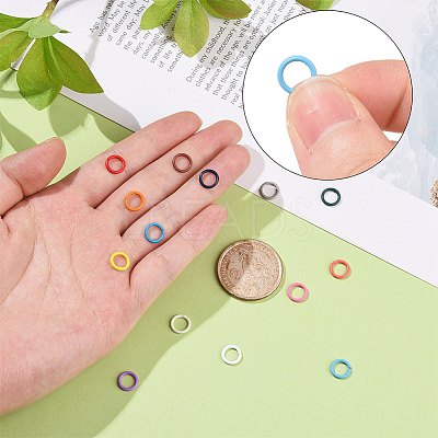 480Pcs 16 Colors Iron Quick Link Connectors IFIN-PH0024-68-1