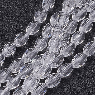 Glass Beads Strands GC891Y-14-1