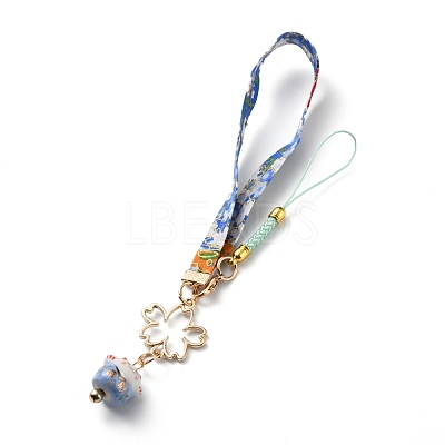 Brass Pendant Keychains HJEW-WH0039-15A-1