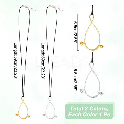 Aluminum Pendant Necklaces NJEW-NB00003-1