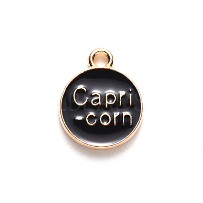 Alloy Enamel Pendants ENAM-S124-01A-08E-1