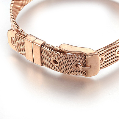304 Stainless Steel Watch Bands WACH-P015-02RG-1