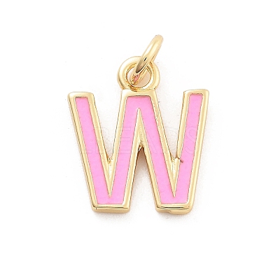 Rack Plating Brass Pendants KK-C065-02W-G-1