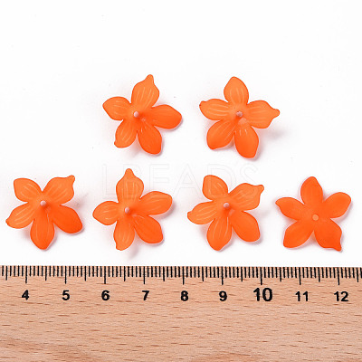 Frosted Acrylic Bead Caps MACR-S371-05A-726-1
