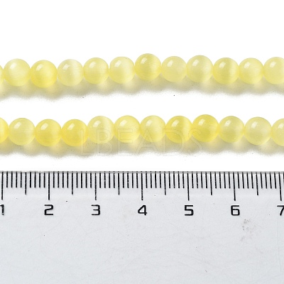 Cat Eye Beads Strands CE-R002-6mm-09-1