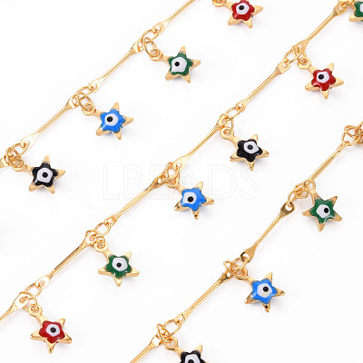 Handmade Brass Bar Chain CHC-S012-078-1