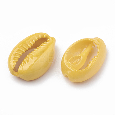 Natural Cowrie Shell Beads X-SHEL-T007-74E-1