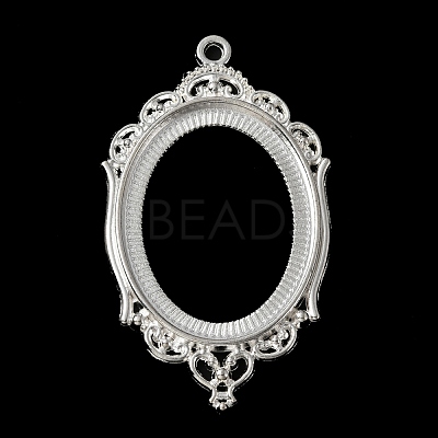 Zinc Alloy Pendant Cabochon Settings FIND-WH050-70S-1