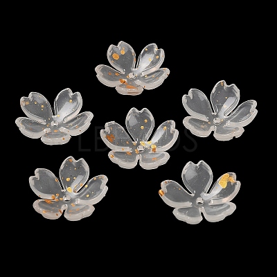 Acrylic Bead Caps OACR-H056-01A-1