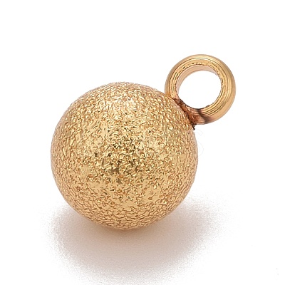 Brass Ball Charms KK-M229-73B-G-1