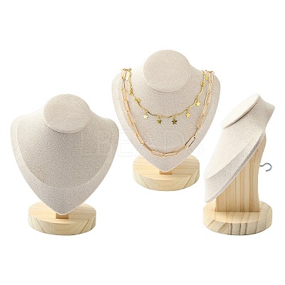 Necklace Bust Display Stand NDIS-E022-01C-1