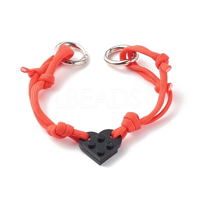 Polyester & Spandex Cord Bracelet Sets BJEW-JB06367-01-1