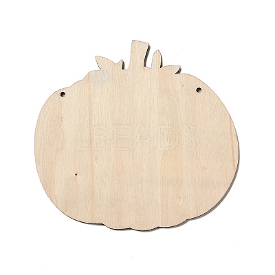 Single Face Printed Wood Big Pendants WOOD-I010-08A-1