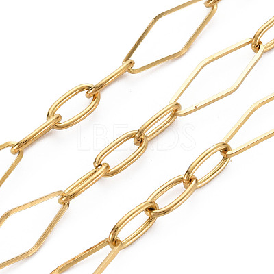 PVD Vacuum Plating 304 Stainless Steel Figaro Chains CHS-S008-013G-1