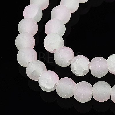 Crackle Glass Beads X1-GLAA-N009-6mm-01-1