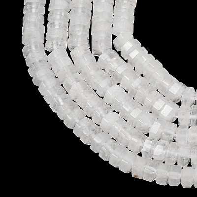 Natural Quartz Crystal Beads Strands G-G317-A25-3X6MM-1