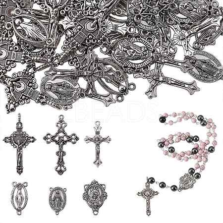 DIY Religion Pendant & Link Jewelry Making Finding Kit DIY-SZ0007-30-1