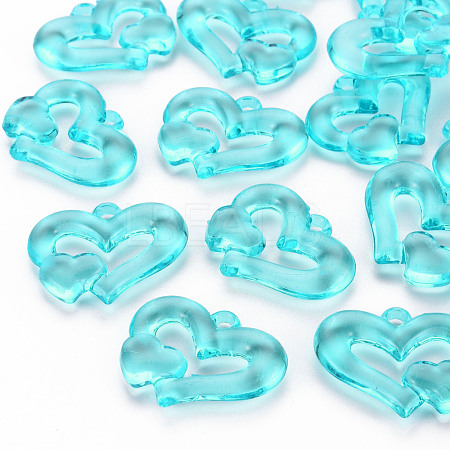 Transparent Acrylic Beads TACR-S154-57B-946-1