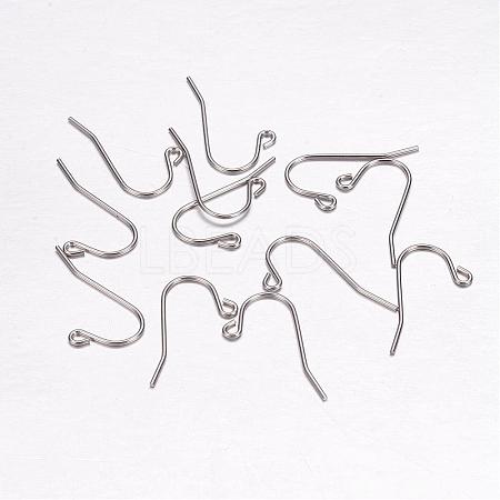 Tarnish Resistant 304 Stainless Steel Earring Hooks STAS-F117-47P-1