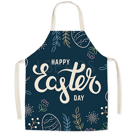 Cute Easter Egg Pattern Polyester Sleeveless Apron PW-WG98916-28-1