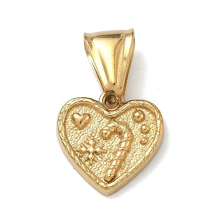 304 Stainless Steel Pendants STAS-D225-05G-1