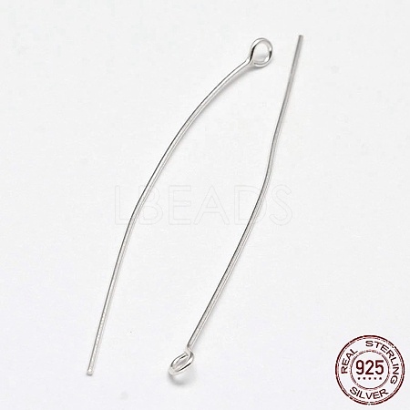 925 Sterling Silver Eye Pins STER-F018-02E-02-1