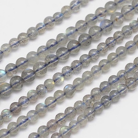 Natural Labradorite Round Bead Strands LS-G-M263-A-03-1