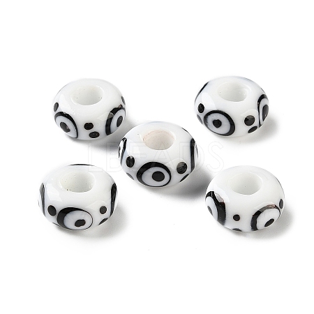 Handmade Lampwork European Beads LA-CBA0C61-01C-1