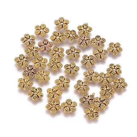 Tibetan Style Alloy Spacer Beads GLF10889Y-NF-1