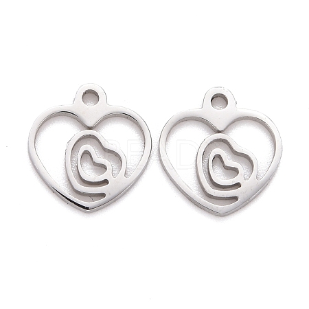 Non-Tarnish Valentine's Day 304 Stainless Steel Charms STAS-I151-31P-1