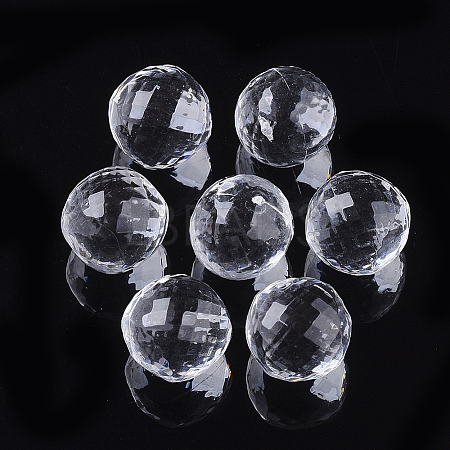 Transparent Acrylic Beads X-TACR-S134-004-1