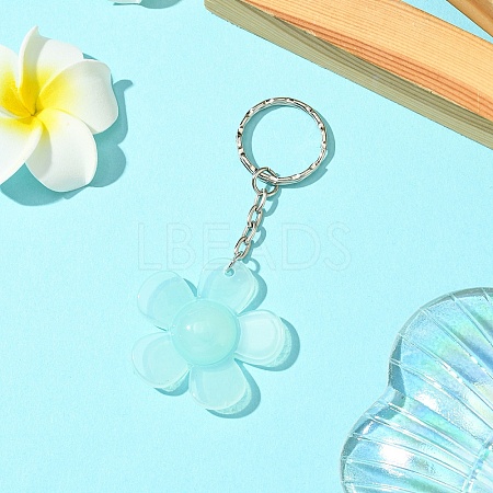 Flower Resin Keychain KEYC-YW00152-04-1
