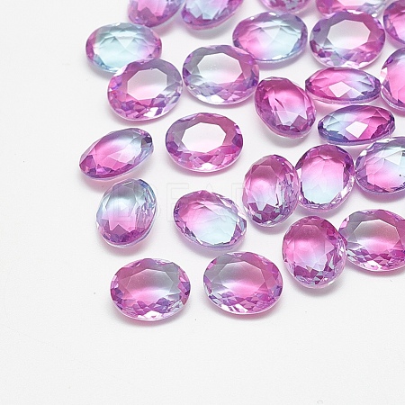 Pointed Back Glass Rhinestone Cabochons RGLA-T080-13x18-003TO-1