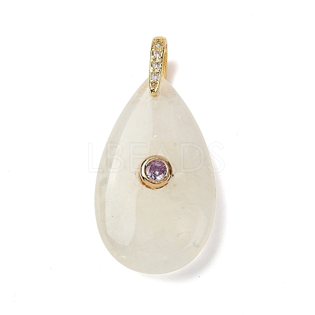 Natural Lemon Jade Pendants G-B188-01G-01-1