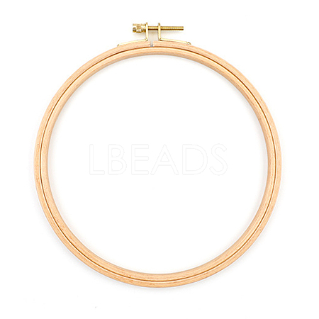 Wood Cross Stitch Embroidery Hoops PW-WG42178-01-1
