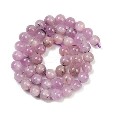Natural Kunzite Beads Strands G-L478-11-8mm-01-1