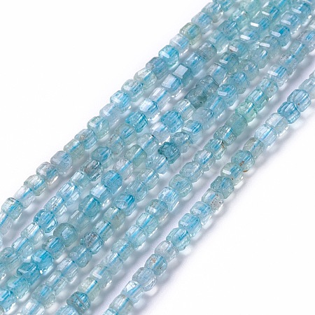 Natural Apatite Beads Strands X-G-G991-C03-1
