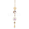 Glass Cone Hanging Suncatcher Prism Ornament PW-WG88031-02-1