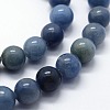 Natural Blue Aventurine Beads Strands G-I199-24-4mm-3