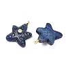 Dyed Natural Lapis Lazuli Pendants G-H353-01G-05-2