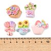 Opaque Resin Cabochons RE-CBAC151-03-3