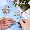 40pcs 2 Colors 304 Stainless Steel Stud Earring Findings STAS-DC0017-01-3